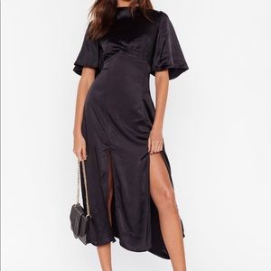 Nasty Gal Make Your Smooth Midi Dress Worn Once